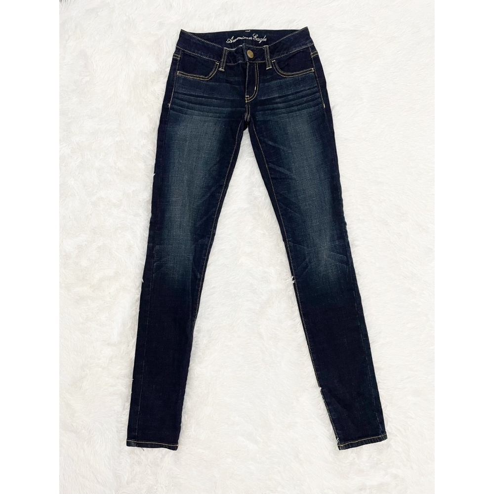 AMERICAN EAGLE: Super Stretch Jegging, Size 0